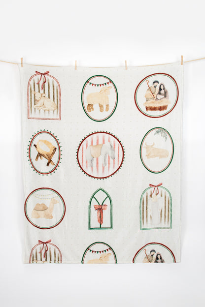 Christmas Nativity Plush Blanket