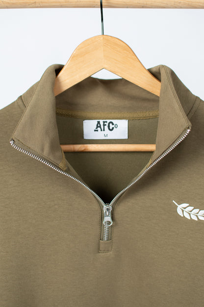 AFC Signature 1/4 Zip - Olive