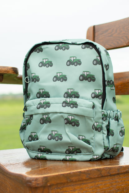 Classic Green Tractor Backpack