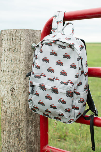 Classic Red Tractor Backpack