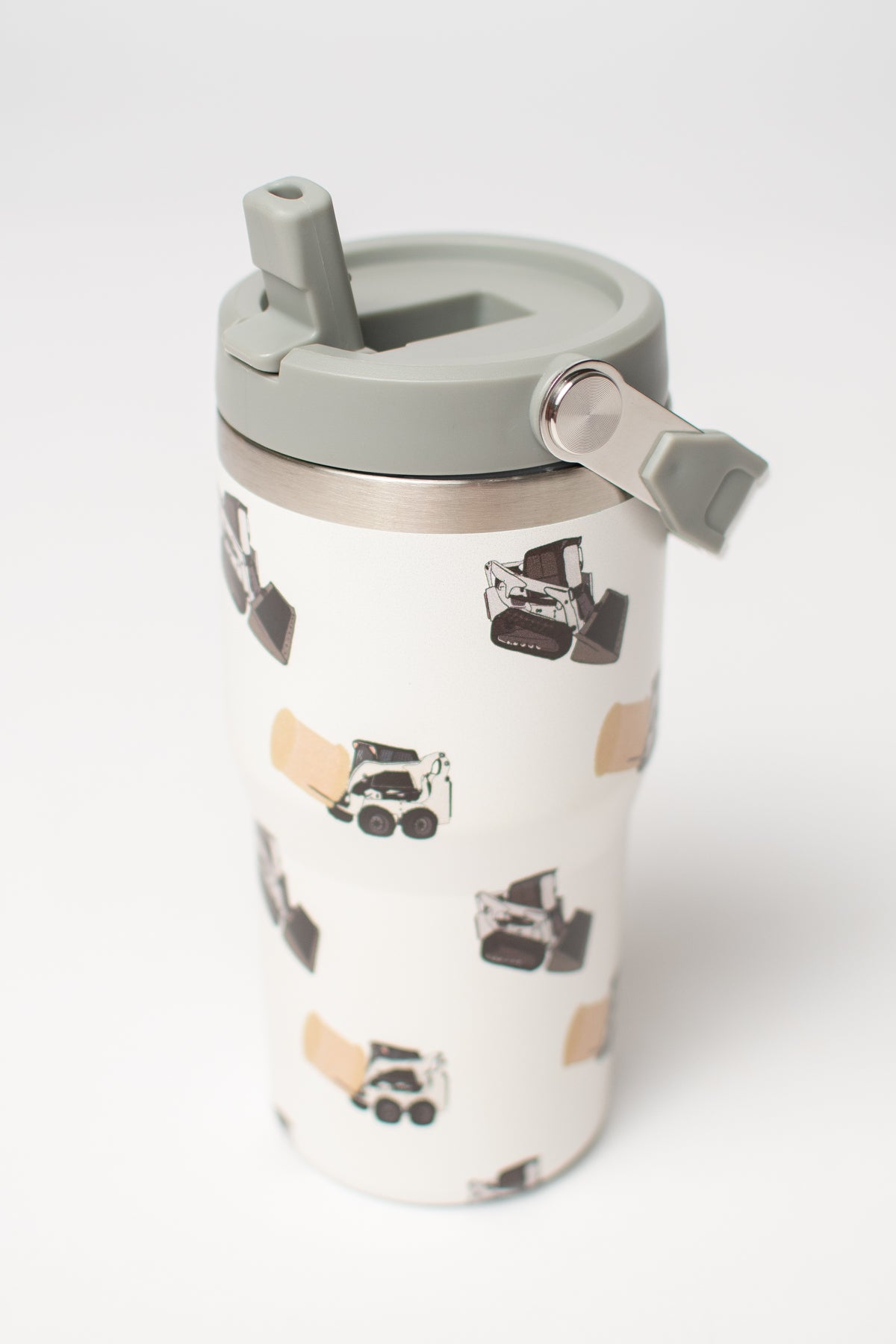 Classic Skid Loader 20oz Kids Bucket Handle Tumbler