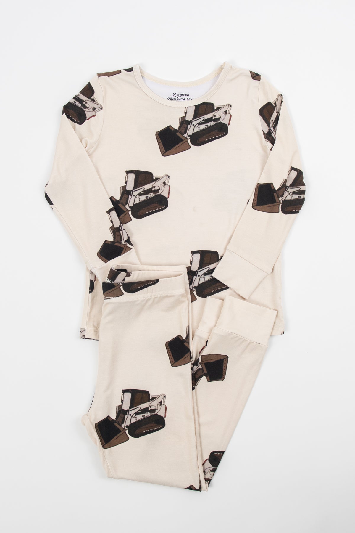 Classic Skid Loader Toddler/Youth Bamboo Pajama Set