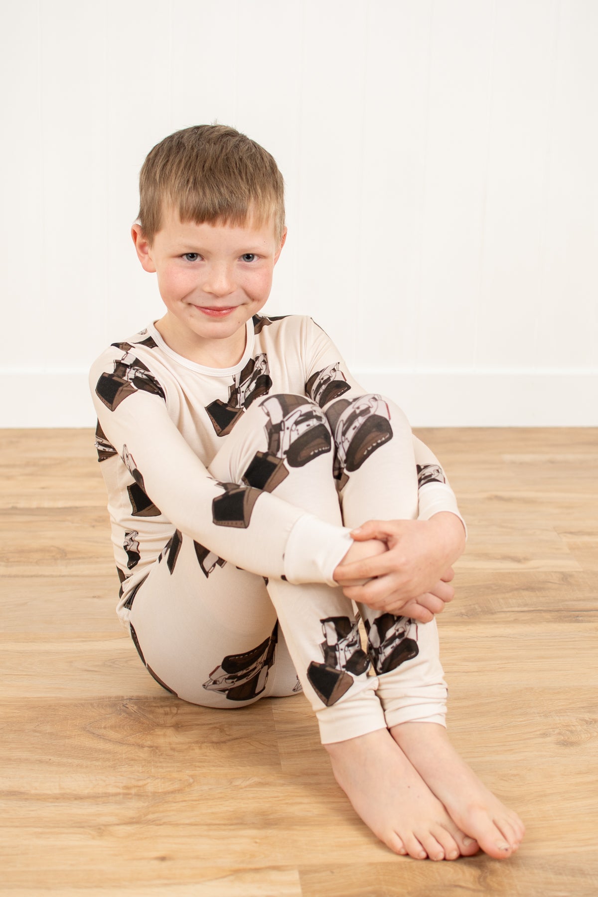 Classic Skid Loader Toddler/Youth Bamboo Pajama Set