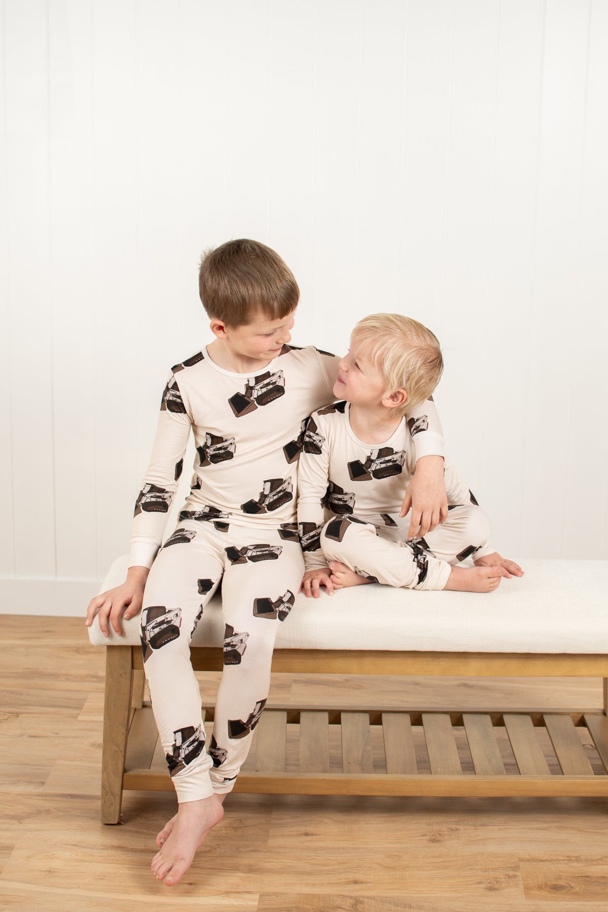 Classic Skid Loader Toddler/Youth Bamboo Pajama Set