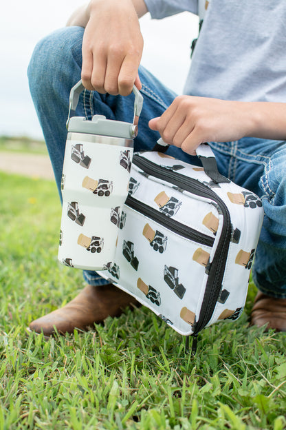 Classic Skid Loader Lunch Bag