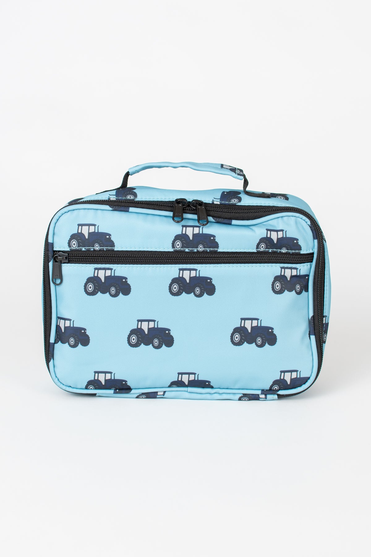 Classic Blue Tractor Lunch Bag