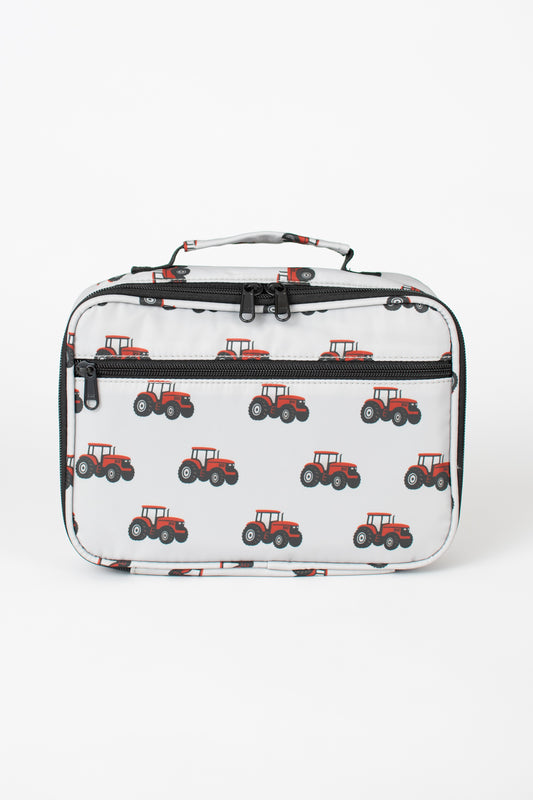 Classic Red Tractor Lunch Bag
