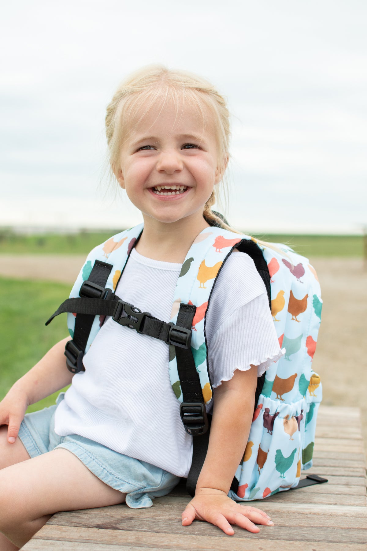 Colorful Chickens Backpack