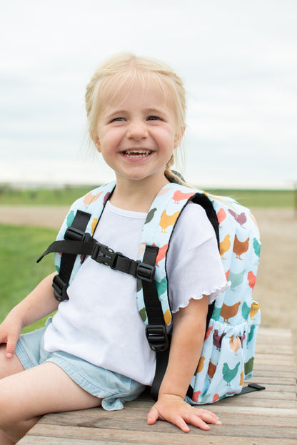 Colorful Chickens Backpack