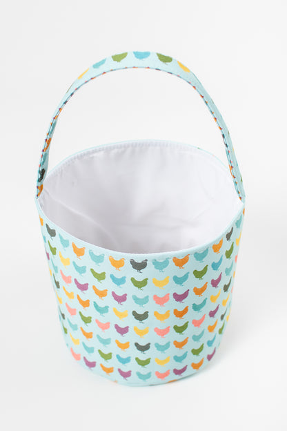 *PREORDER* Colorful Chickens Easter Basket