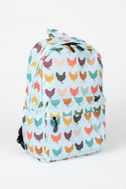 Colorful Chickens Backpack