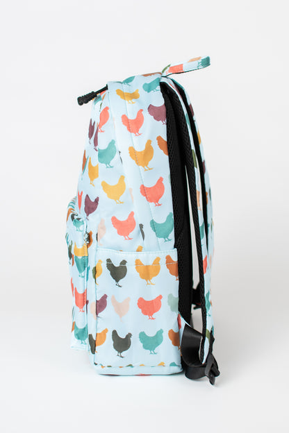 Colorful Chickens Backpack