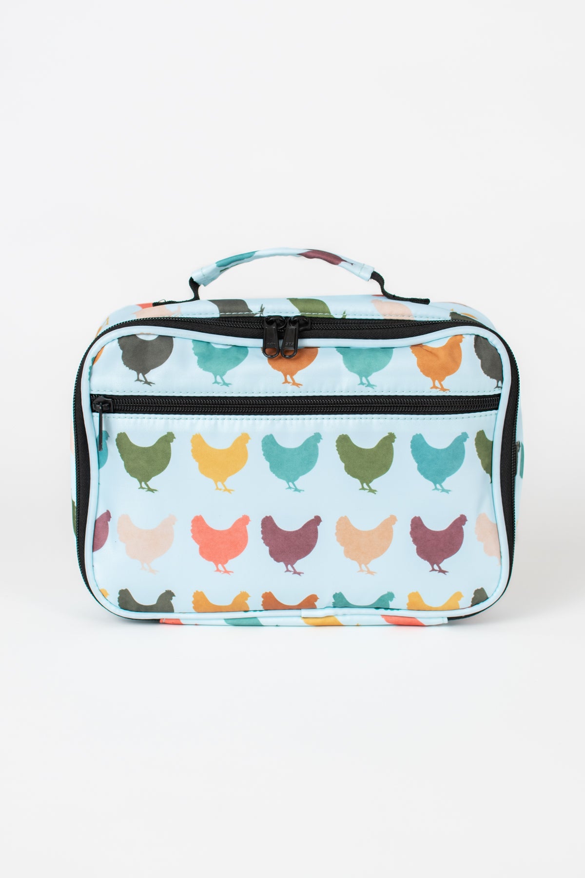 Colorful Chickens Lunch Bag