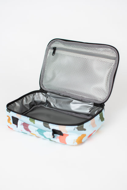 Colorful Chickens Lunch Bag