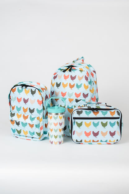 Colorful Chickens Backpack