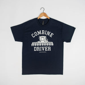 Combine Driver Navy Tee - American Farm Company