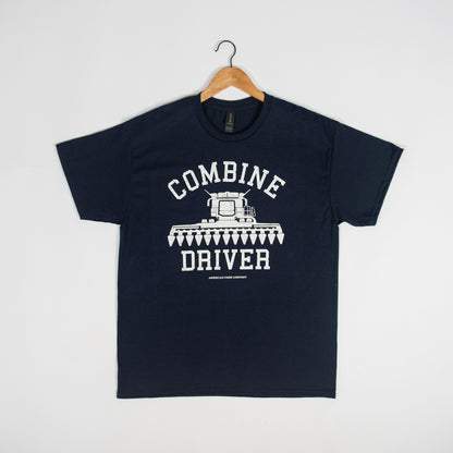 ‘Combine Driver’ Navy Tee