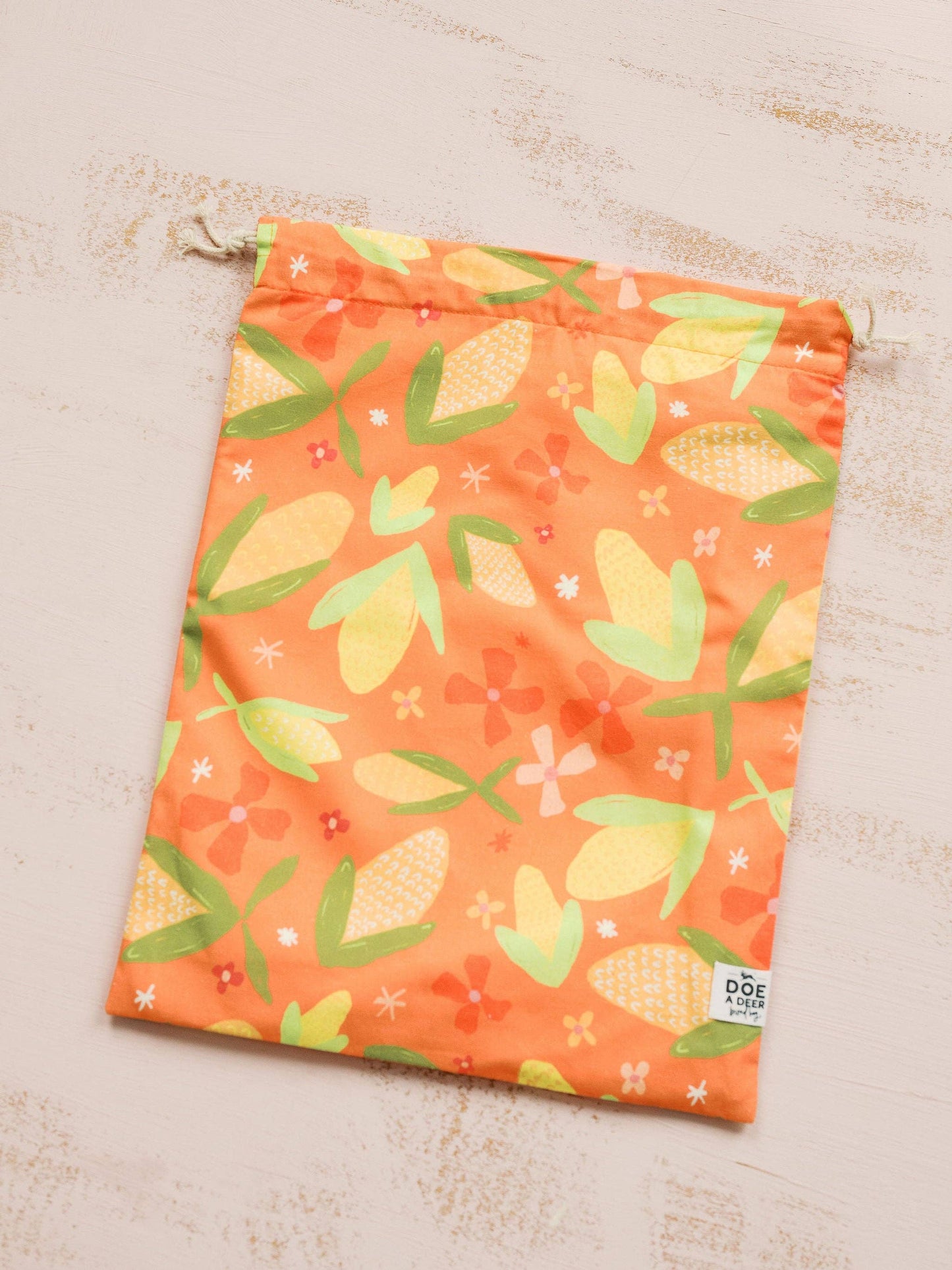 Corn & Flowers Bread Bag