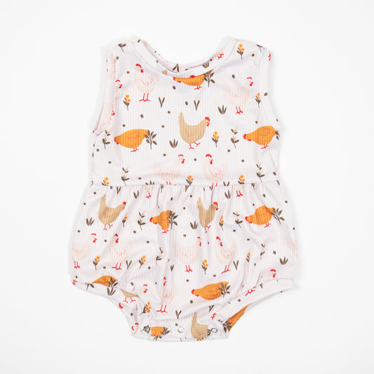 Cottage Chicken Baby Bubble Romper