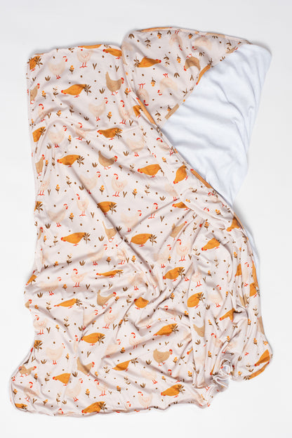 Cottage Chicken Baby/Toddler Hooded Towel