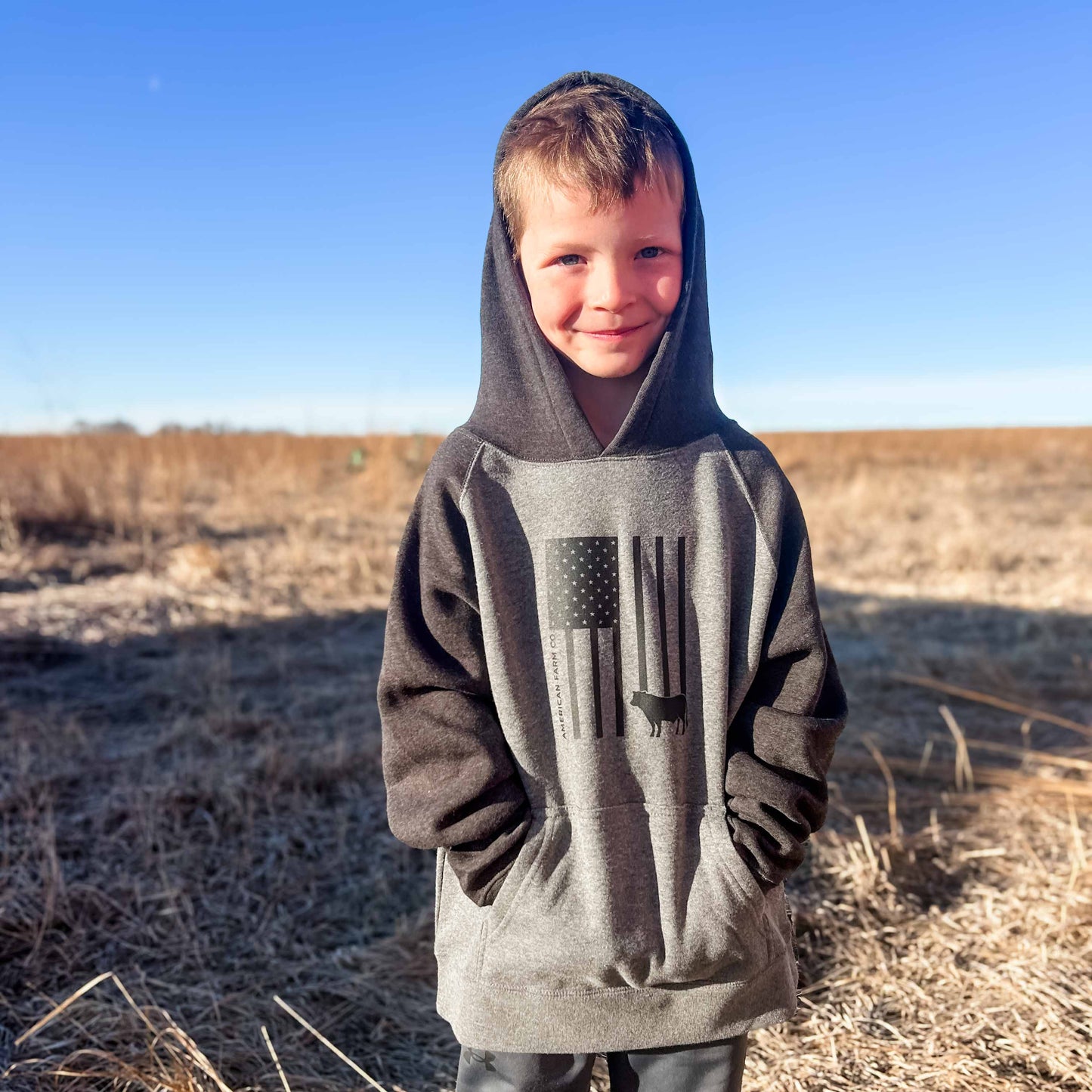 Cow Flag Youth Hoodie