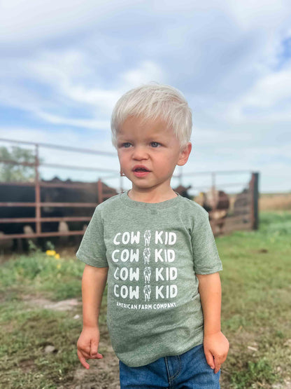 Cow Kid Toddler/Youth Tee - American Farm Company