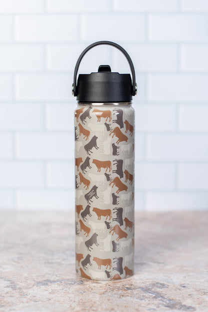 Cow Camo™ 22oz Water Bottle