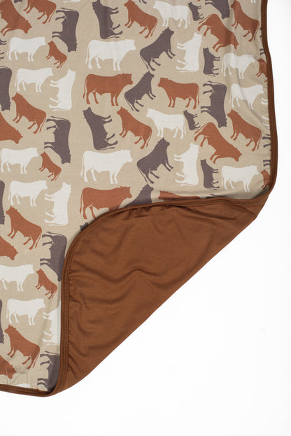 Cow Camo™ Kids Bamboo Blanket