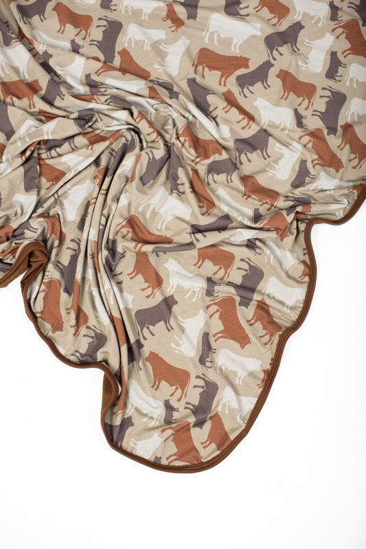 Cow Camo™ Kids Bamboo Blanket