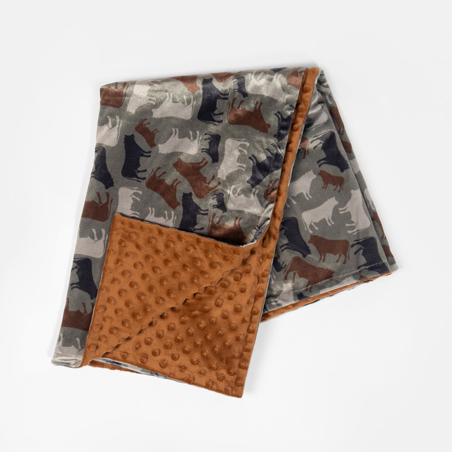 Cow Camo™ Minky Baby Blanket - American Farm Company