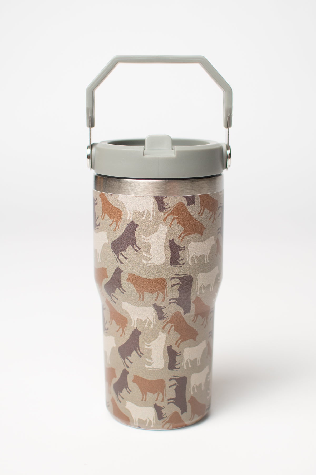 Cow Camo™ 20oz Kids Bucket Handle Tumbler