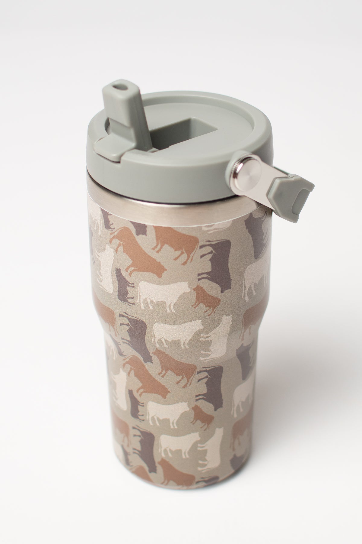 Cow Camo™ 20oz Kids Bucket Handle Tumbler