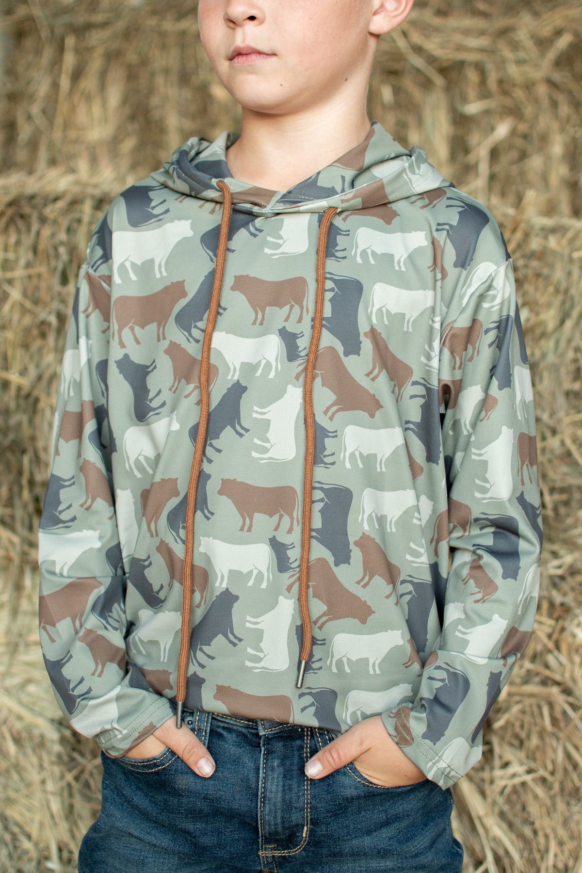 Cow Camo™ Toddler/Youth Performance Hoodie