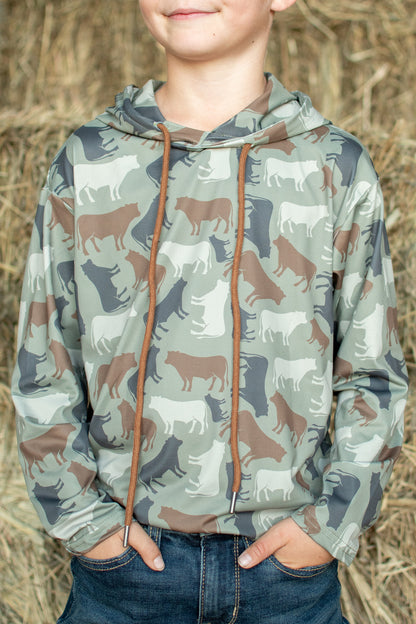 Cow Camo™ Toddler/Youth Performance Hoodie