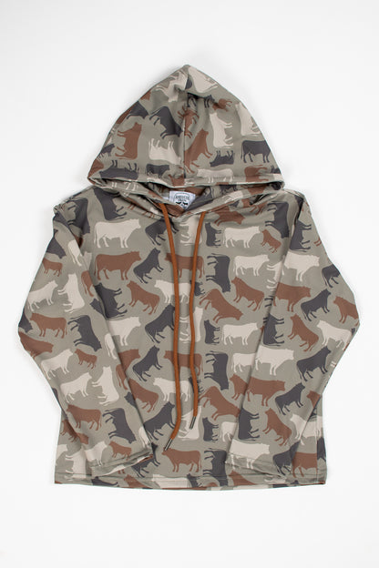 Cow Camo™ Toddler/Youth Performance Hoodie