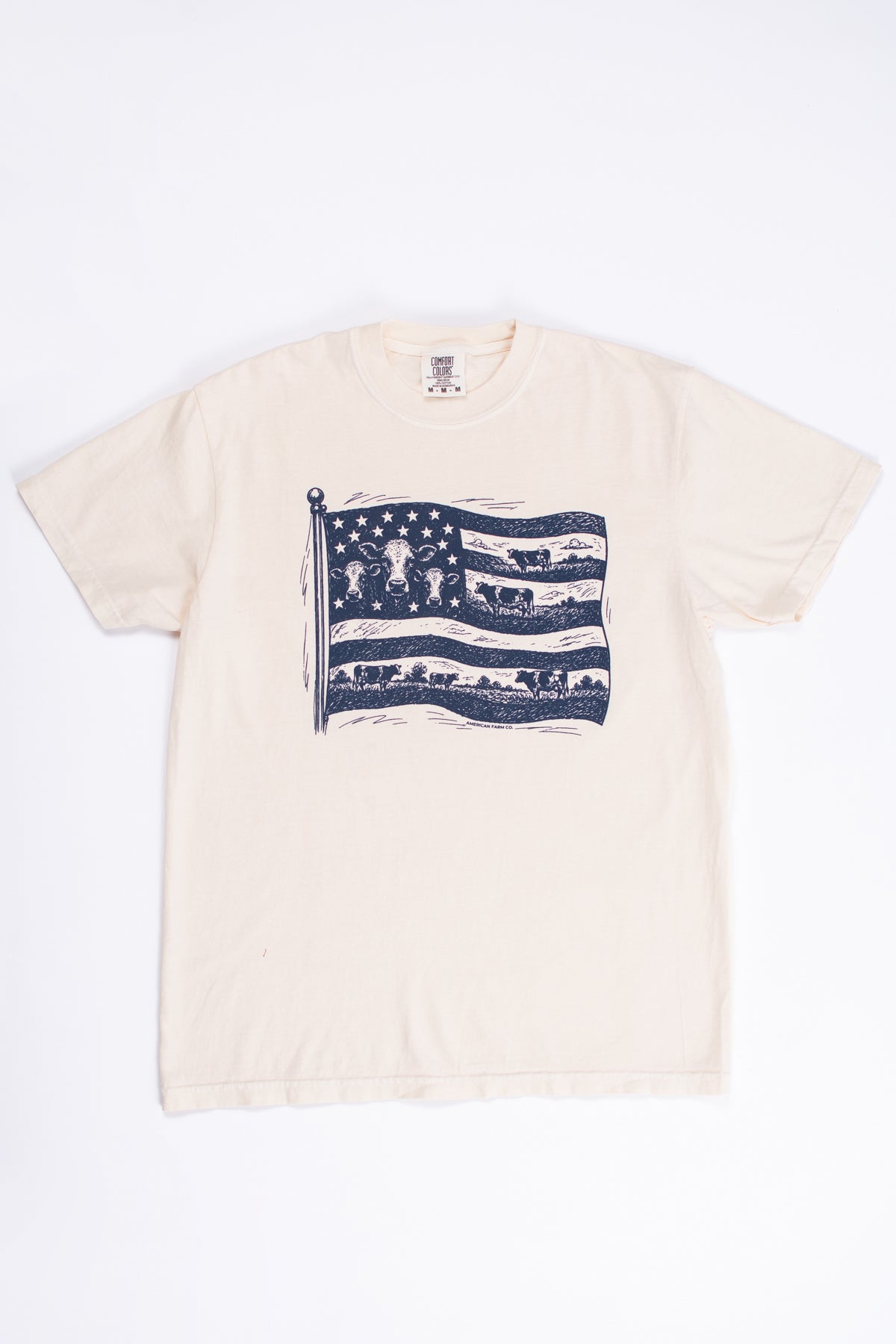 Cow Flag Ivory Tee