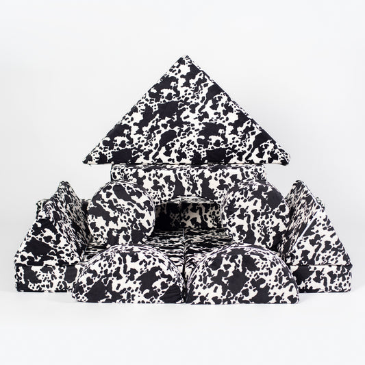 Cow Print Kids 14pc Foam Couch *PREORDER*