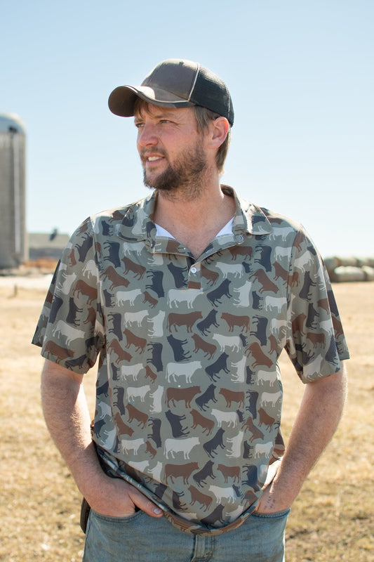 Cow Camo™ Performance Polo