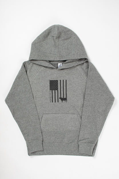 Cow Flag Youth Hoodie