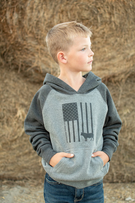 Cow Flag Youth Hoodie