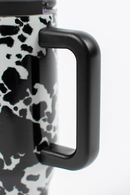 Cow Print 40oz Water Tank Tumbler