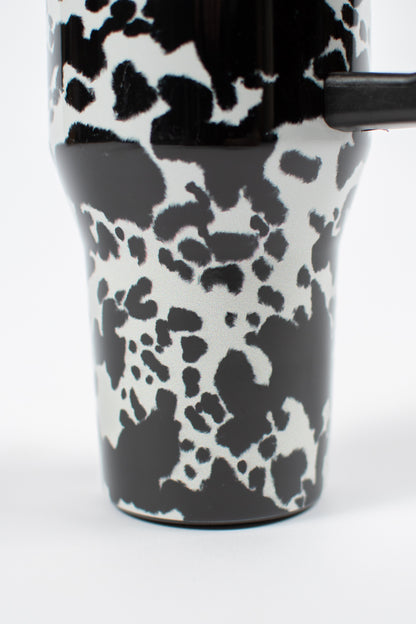 Cow Print 40oz Water Tank Tumbler