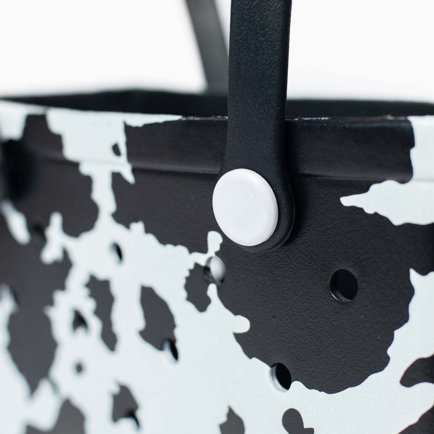 Cow Print Mini Rubber Beach Tote