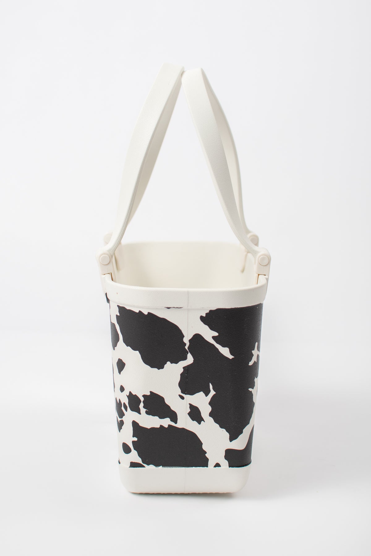 *PREORDER* Cow Print Rubber Beach Tote - Mini