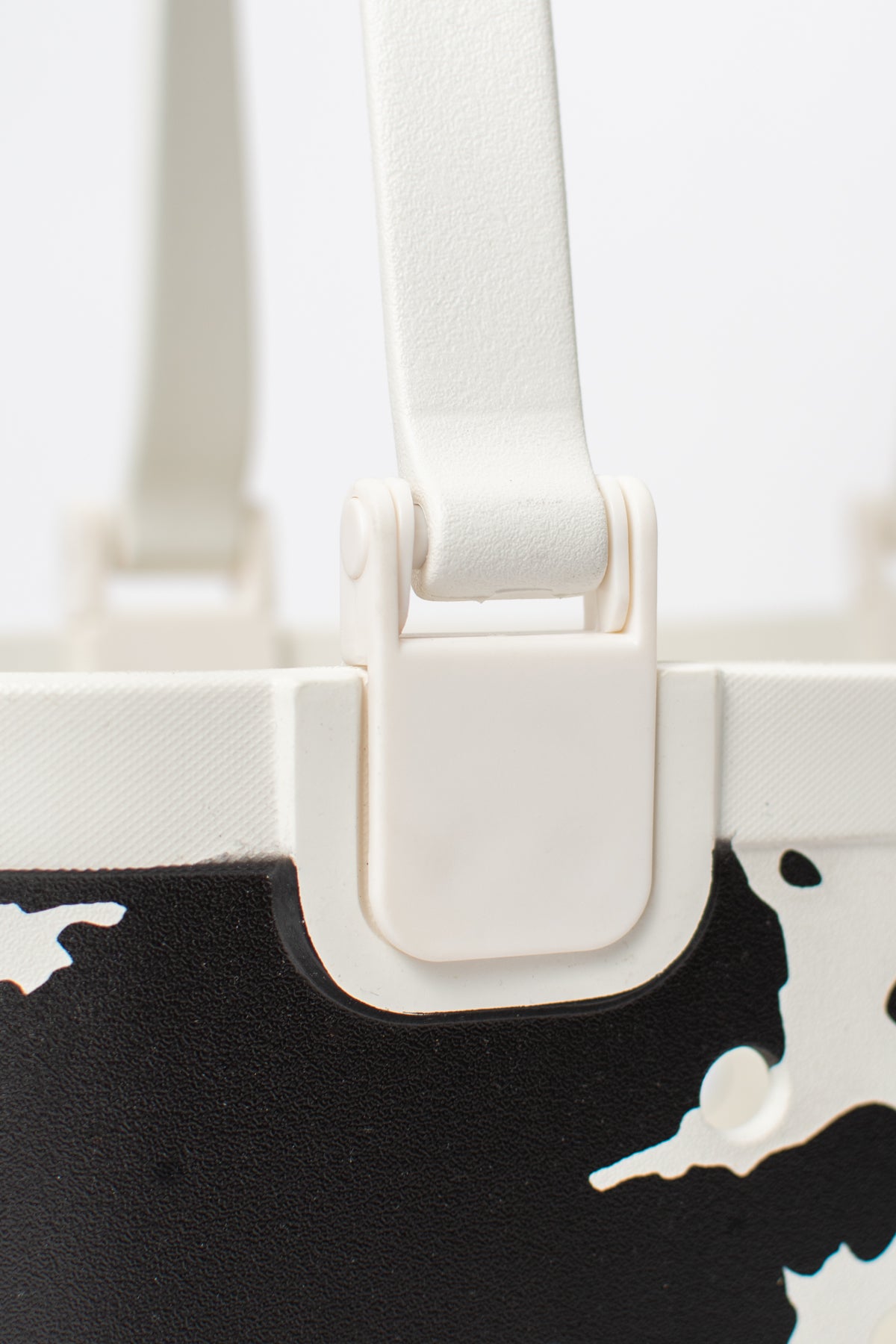 *PREORDER* Cow Print Rubber Tote Bag - Small