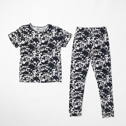 Cow Print Toddler/Youth Bamboo Pajama Set