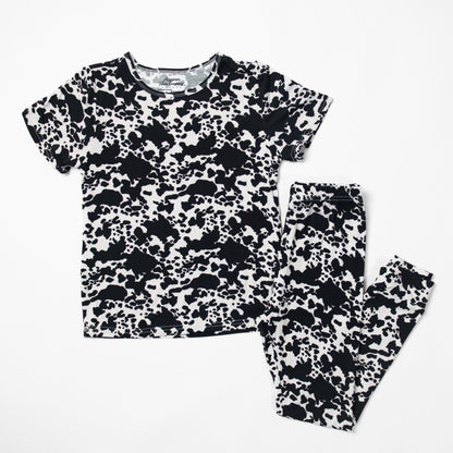 Cow Print Toddler/Youth Bamboo Pajama Set