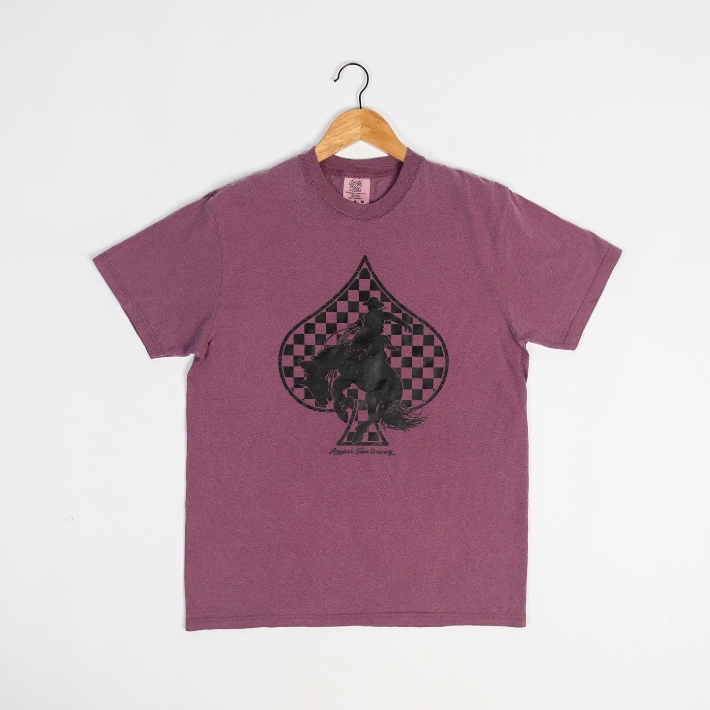 Cowboy Spade Purple Tee