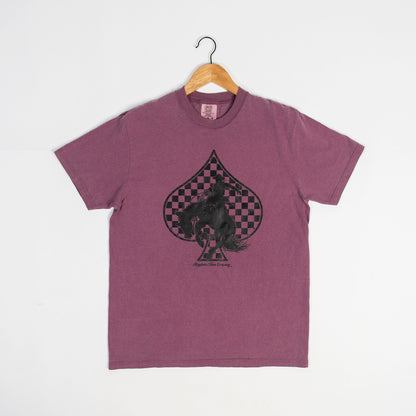 Cowboy Spade Purple Tee