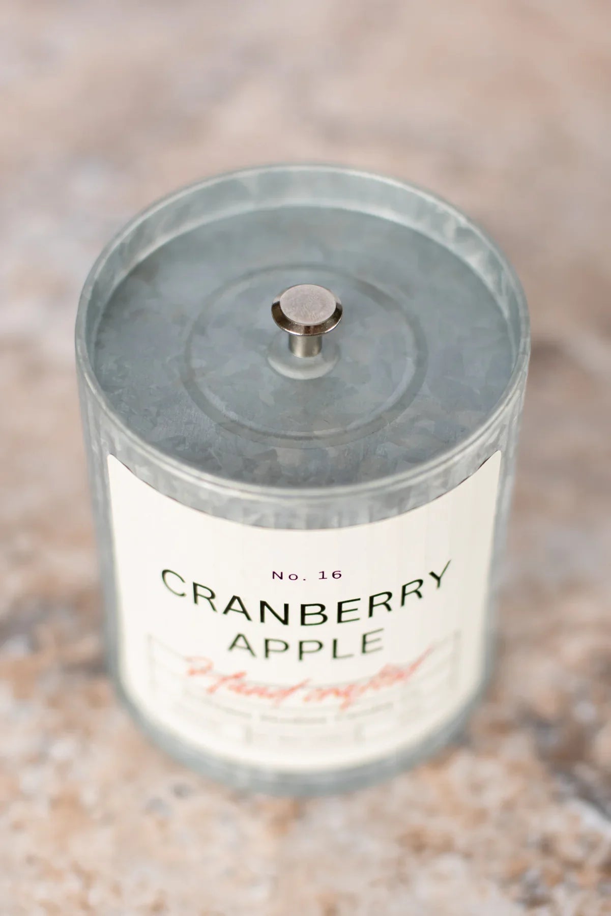 Cranberry Apple Tin Farmhouse Candle
